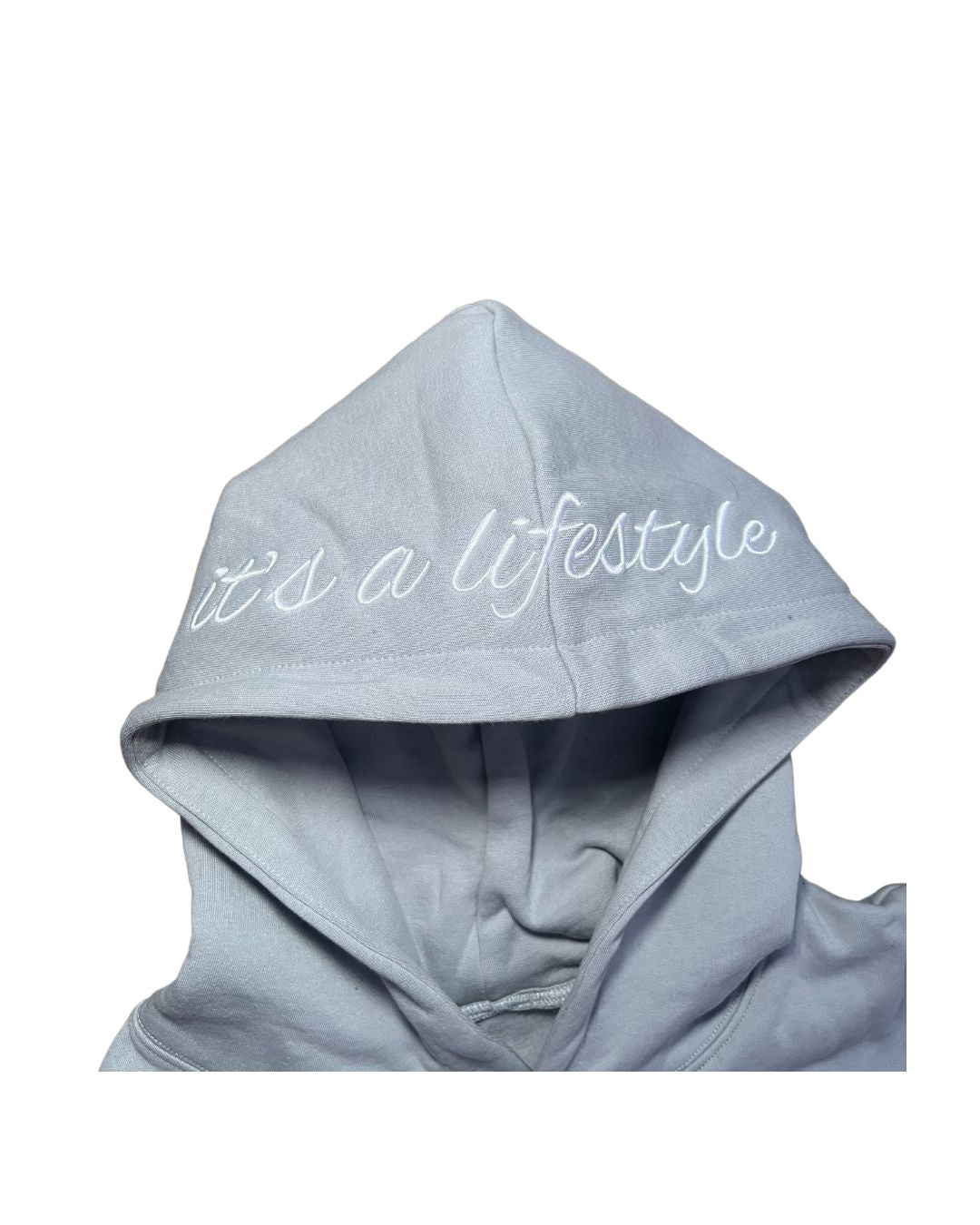 Ash Grey Patchwork Hoodie