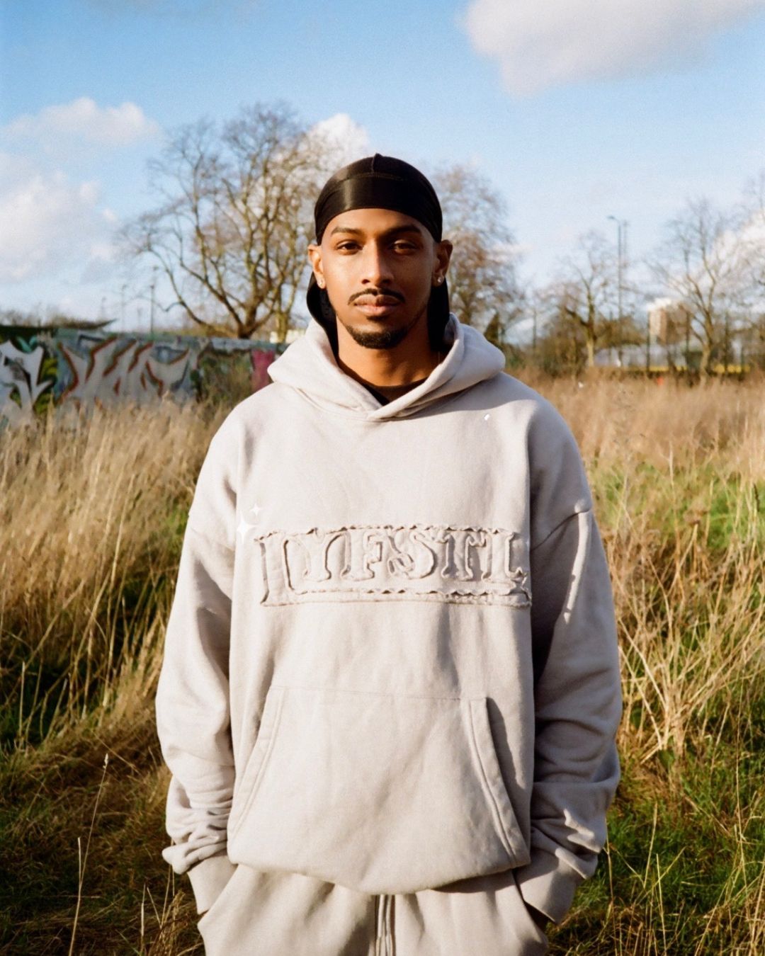 Ash Grey Patchwork Sweats