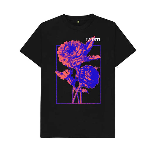 UTOPIA FLORAL Tee Black