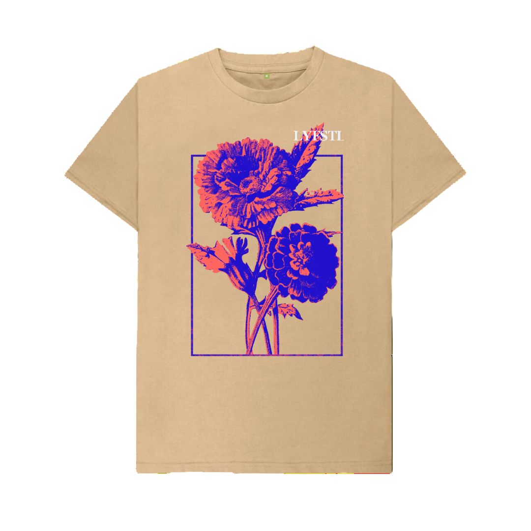 UTOPIA FLORAL Tee Camel