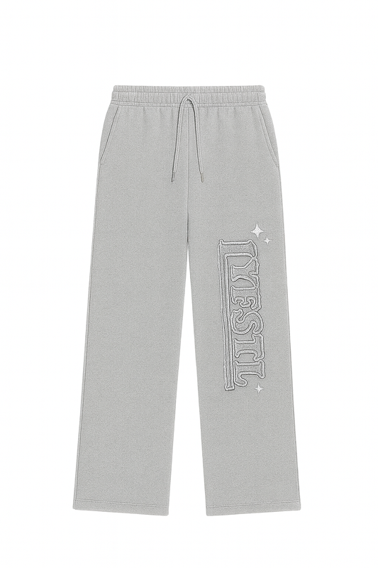 ASH GREY Patchwork Sweats