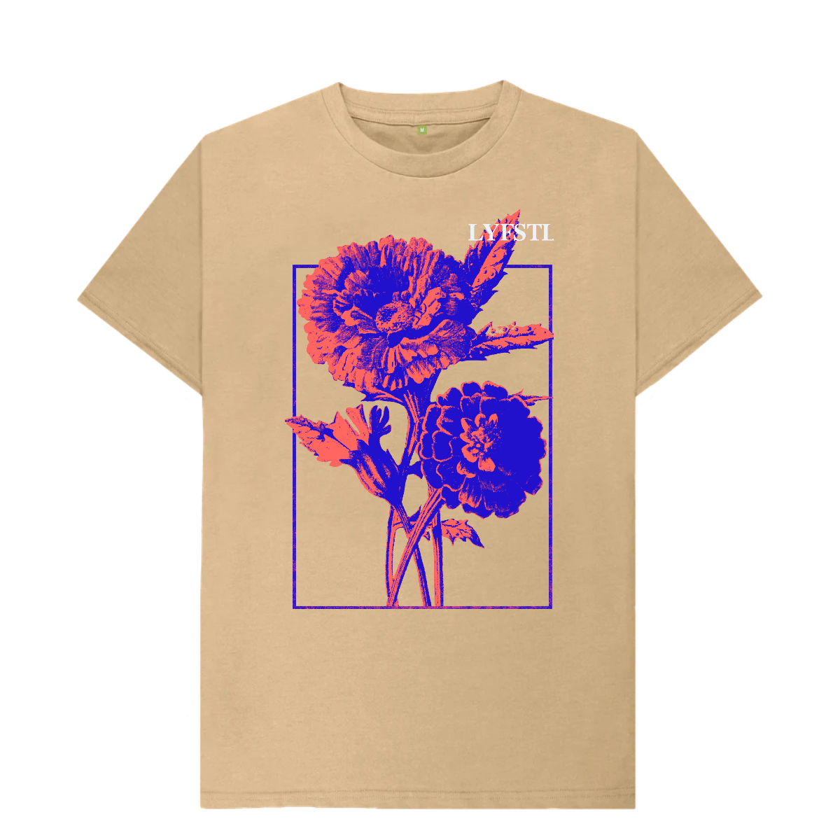 UTOPIA FLORAL Tee Camel