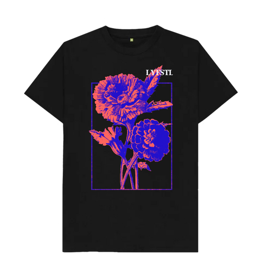 UTOPIA FLORAL Tee Black