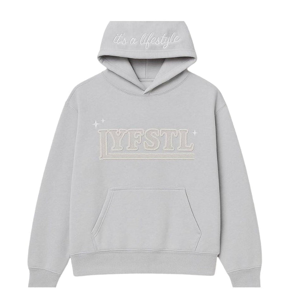 ASH GREY Patchwork Hoodie